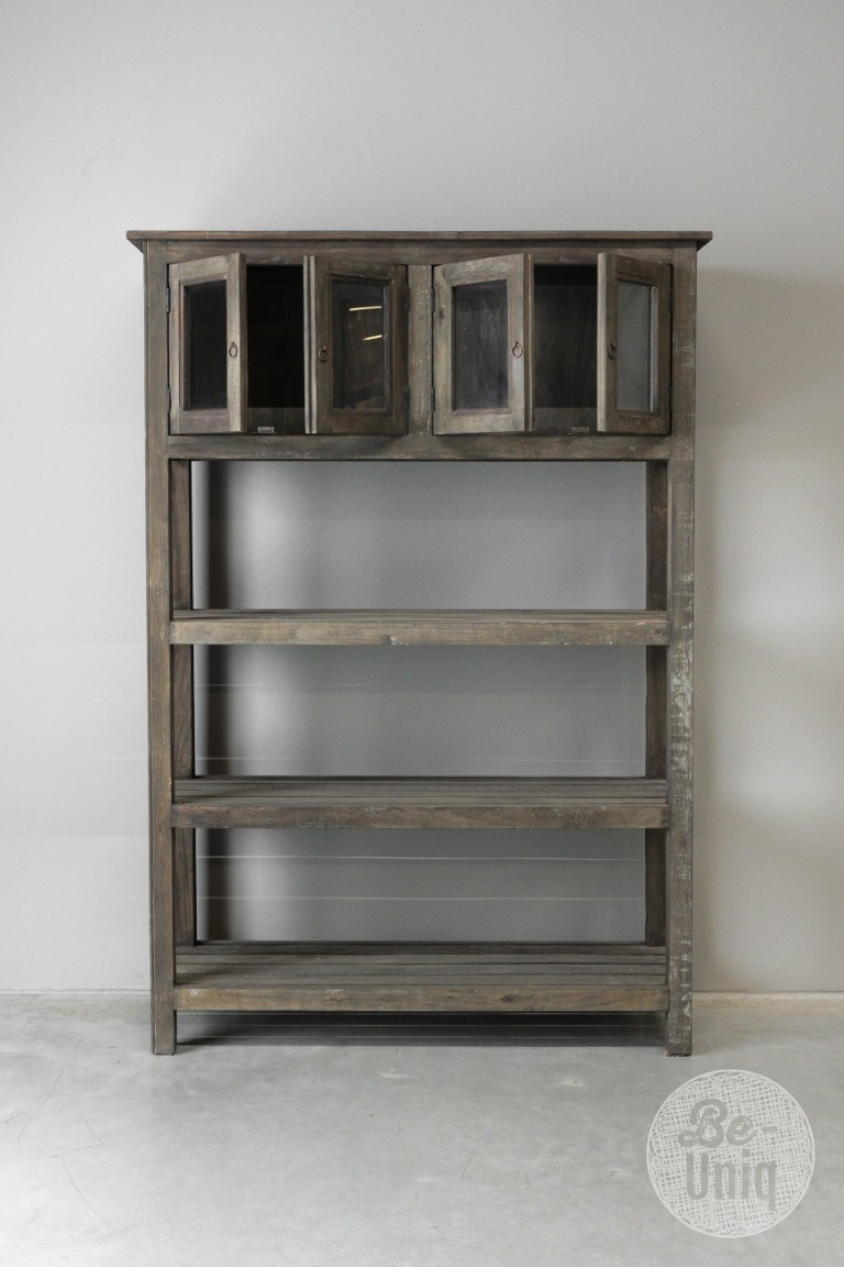 Be-Uniq Oud Keukenrek | India | H184xB127xD40 cm