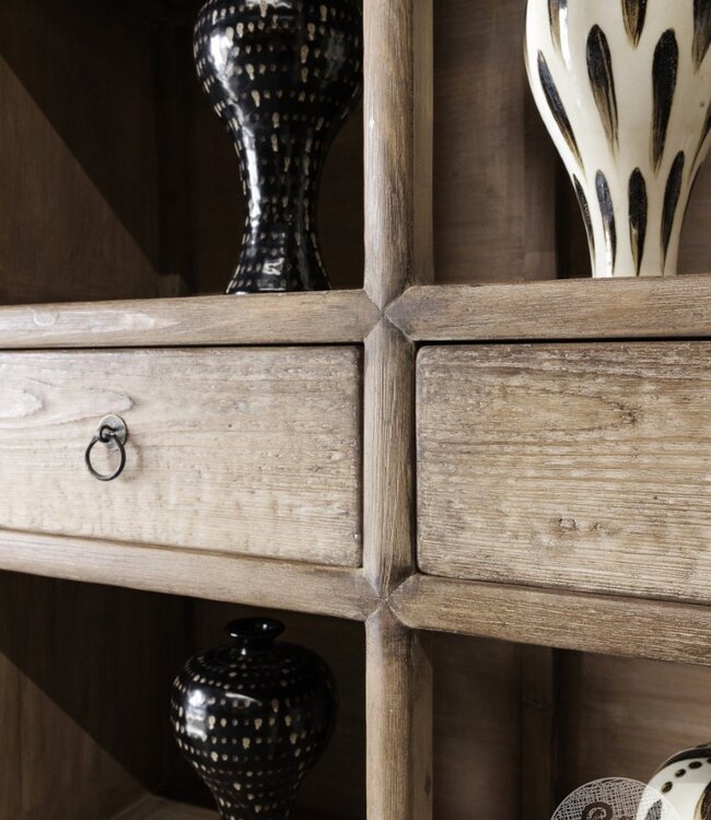 Be-Uniq Boekenkast Oud Hout | China | H213xB146xD42 cm