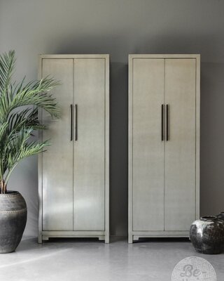 Be-Uniq 2-Deurs Kast Fancy | Olive | H225xB85xD43 cm