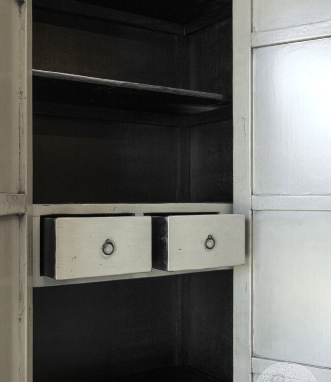 Be-Uniq 2-Deurs Kast Fancy | Olive | H225xB85xD43 cm