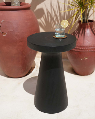 Bazar Bizar De Fiji Bijzettafel - Zwart - 60x40x40 cm