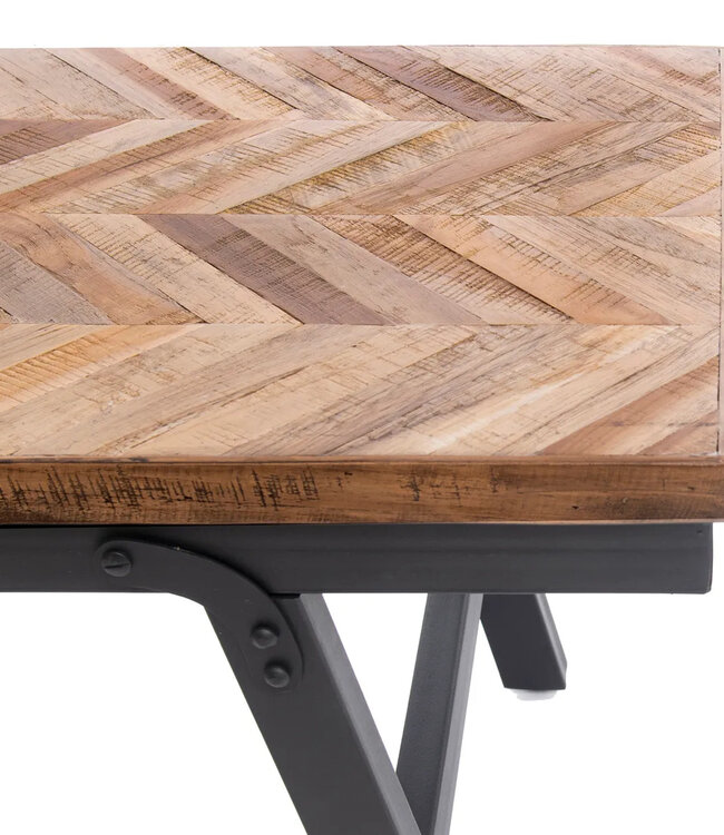 Bazar Bizar De Herringbone Bank - Natuurlijk - 110