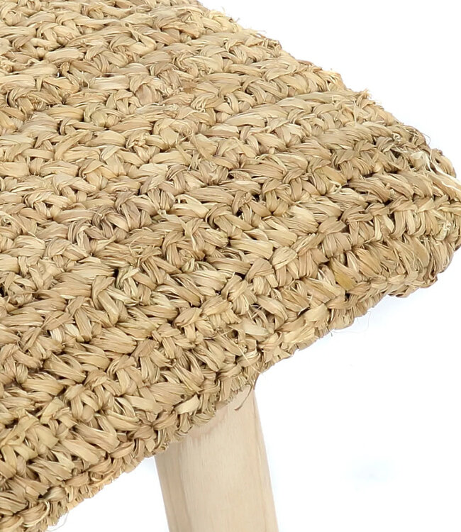 Bazar Bizar De Raffia Bank - Natuurlijk