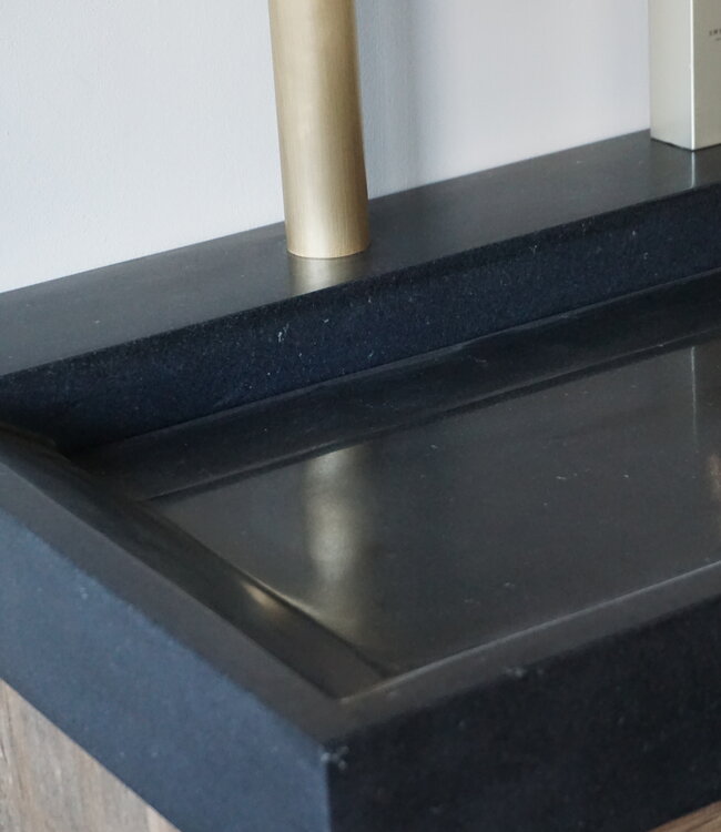 Rene Houtman Badkamermeubel Elly | Geborsteld Eikenhout | H81 x B119,5 x D51 cm