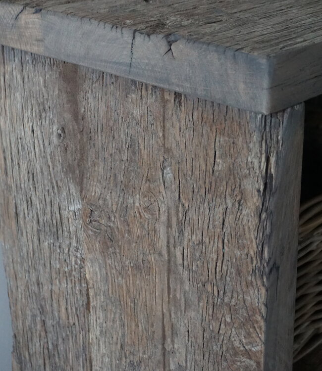 Rene Houtman Davidoff Badmeubel | Geborsteld Eiken | H90 x B80 x D30 cm