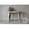Sidetable Organisch | Oud Hout | H85xB125xD45 cm