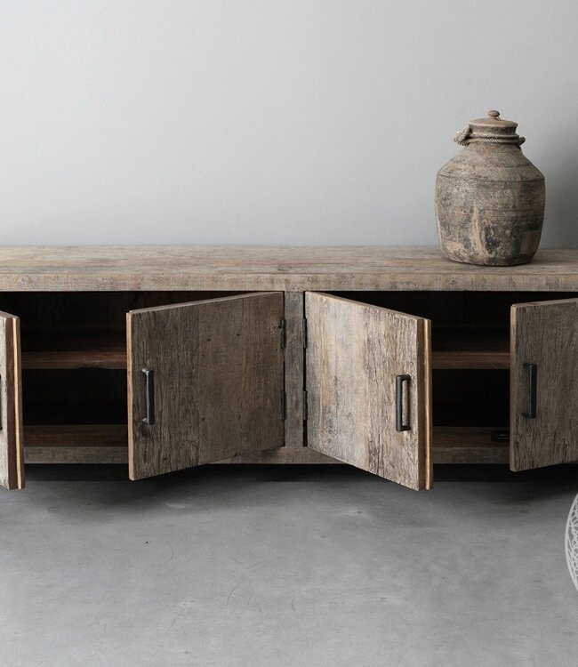 Be-Uniq Tv-Dressoir | Oud Hout | H50 x B170 x D40 cm