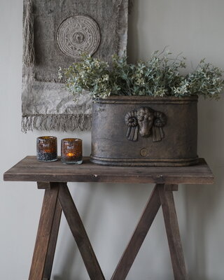 Brynxz Plantenbak Ramskop | Ovaal | Majestic Brown | H26xB45xD20 cm