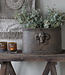 Brynxz Plantenbak Bloempot Vaas Ramskop | Ovaal | Majestic Brown | H26xB40xD20 cm