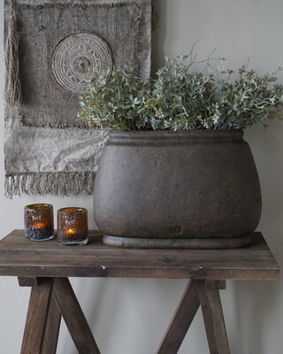 Brynxz Plantenbak Luxury | Ovaal | Majestic Brown | H45xB40xD15 cm