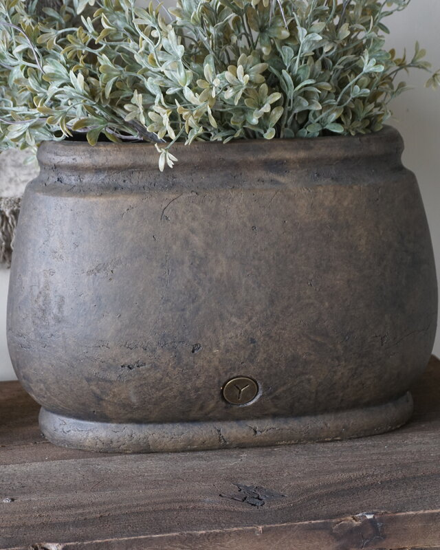 Brynxz Plantenbak Luxury | Ovaal | Majestic Brown | H30xB37xD15 cm