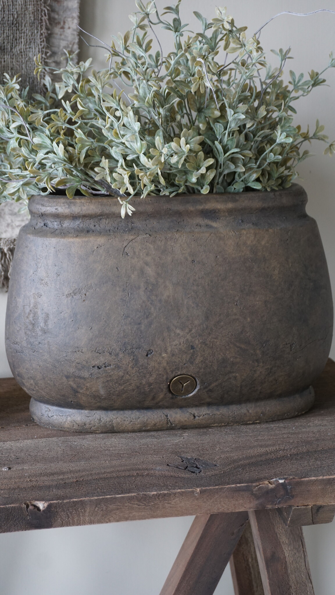 Brynxz Plantenbak Luxury | Ovaal | Majestic Brown | H30xB37xD15 cm