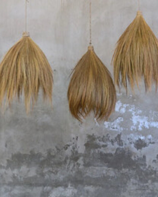 Bazar Bizar Rayung Hut Hanglamp | Naturel | H50 x D28 cm