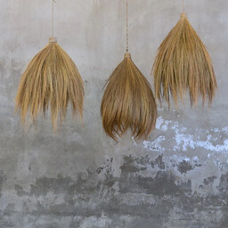 Bazar Bizar Rayung Hut Hanglamp | Naturel | H50 x D28 cm