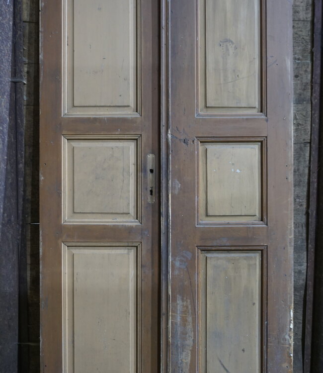Rene Houtman Set Oude Paneeldeuren | Bruin | | H236 x B118 cm