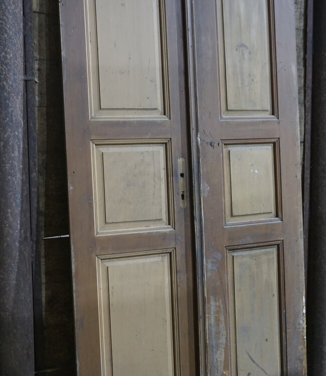 Rene Houtman Set Oude Paneeldeuren | Bruin | | H236 x B118 cm