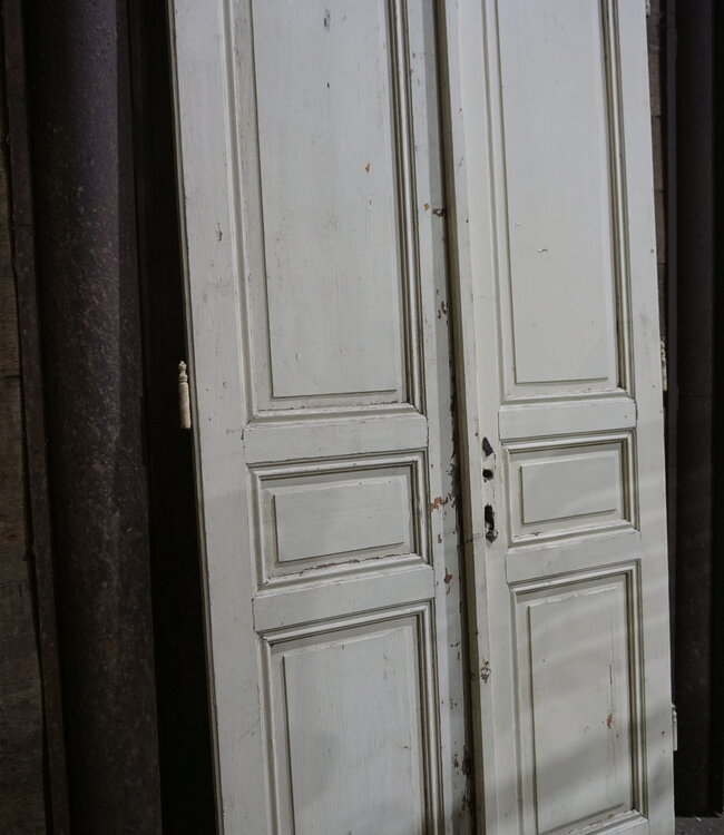 Rene Houtman Set Oude Paneeldeuren | Wit | H247 x B125 cm