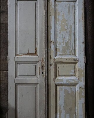 Rene Houtman Set Oude Paneeldeuren | Wit | H234 x B127 cm