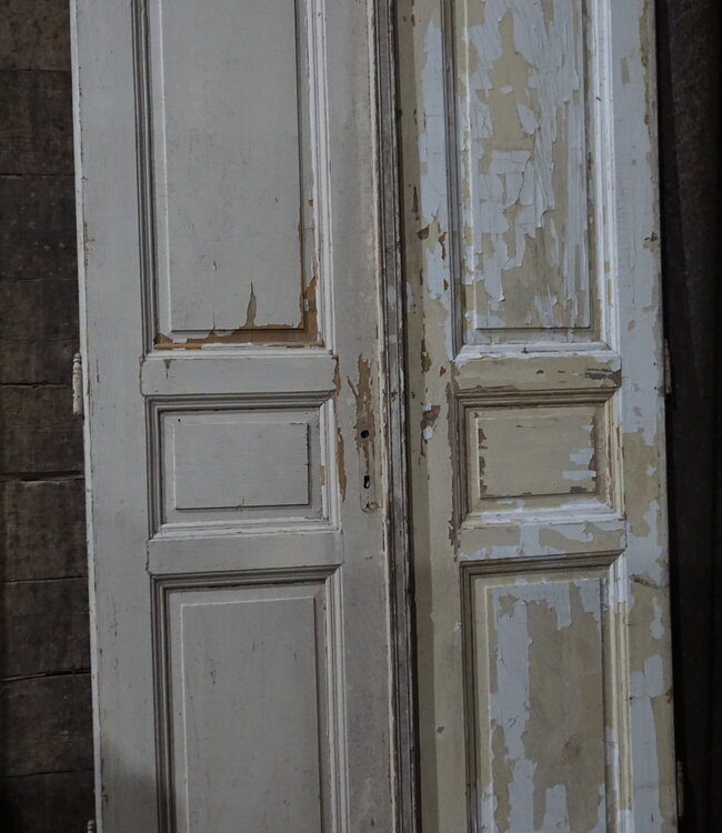 Rene Houtman Set Oude Paneeldeuren | Wit | H234 x B127 cm