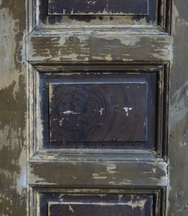 Rene Houtman Set Oude Paneeldeuren | Wit & Bruin | H233 x B125 cm