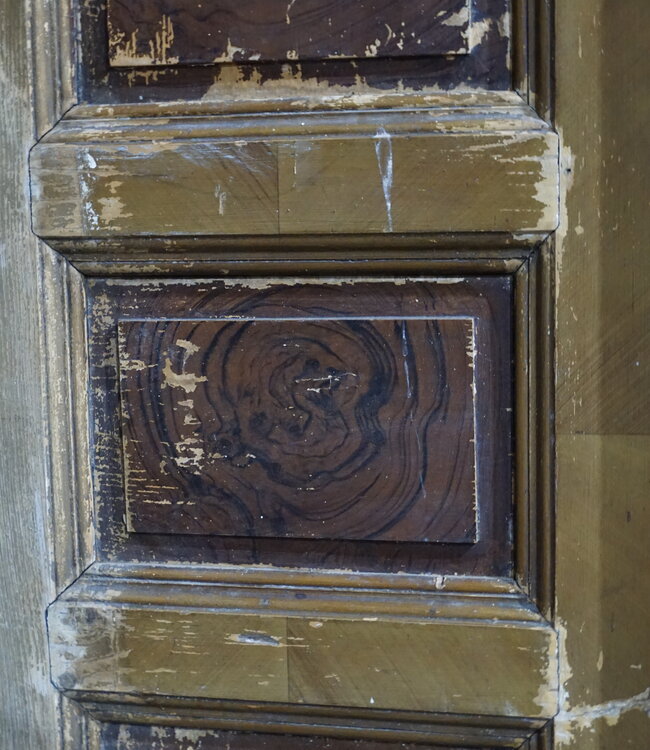 Rene Houtman Set Oude Paneeldeuren | Wit & Bruin | H233 x B125 cm