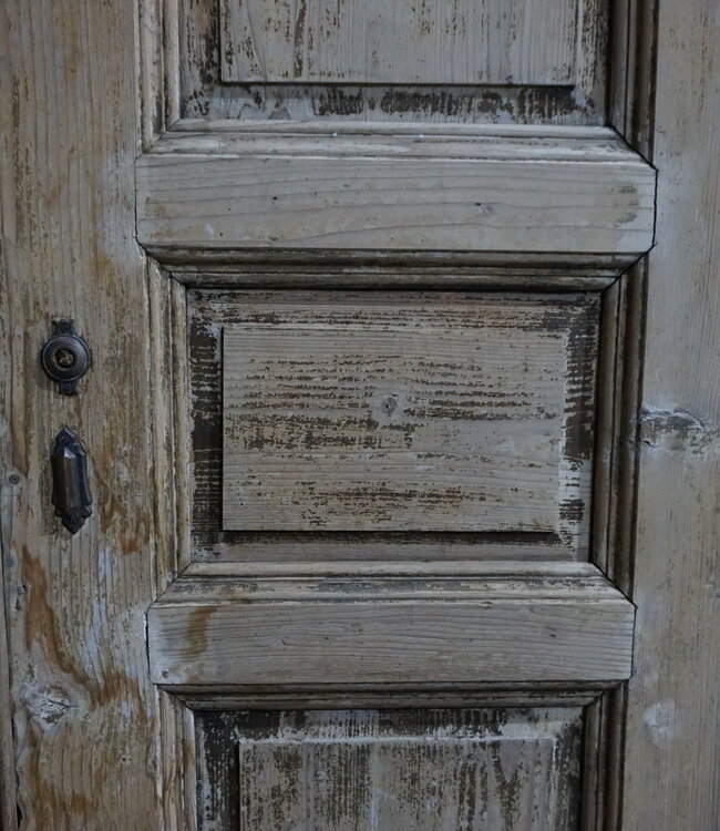 Rene Houtman Set Oude Paneeldeuren | Wit & Bruin | H233 x B125 cm