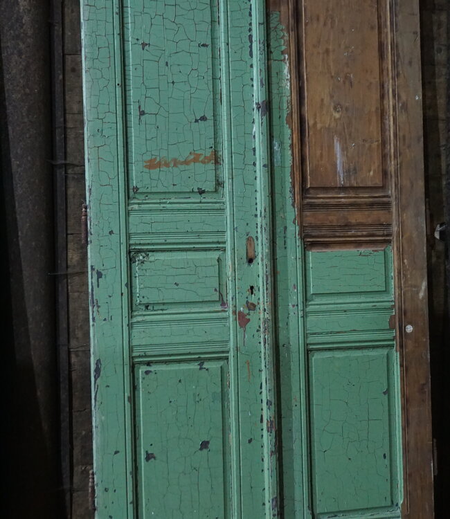 Rene Houtman Set Oude Paneeldeuren | Groenblauw | H237 x B120 cm