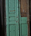 Rene Houtman Set Oude Paneeldeuren | Groenblauw | H237 x B120 cm