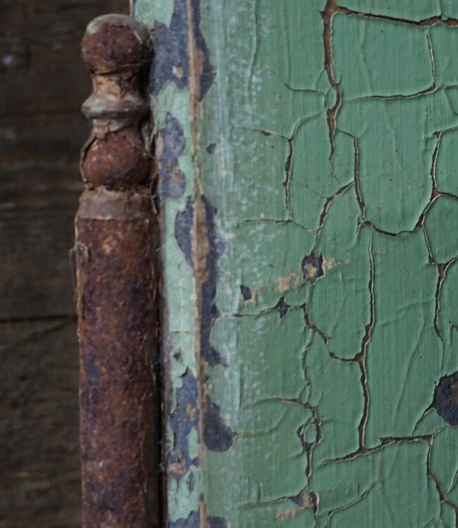 Rene Houtman Set Oude Paneeldeuren | Groenblauw | H237 x B120 cm