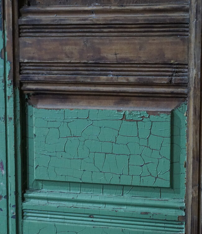 Rene Houtman Set Oude Paneeldeuren | Groenblauw | H237 x B120 cm