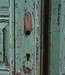 Rene Houtman Set Oude Paneeldeuren | Groenblauw | H237 x B120 cm