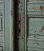 Rene Houtman Set Oude Paneeldeuren | Groenblauw | H237 x B120 cm