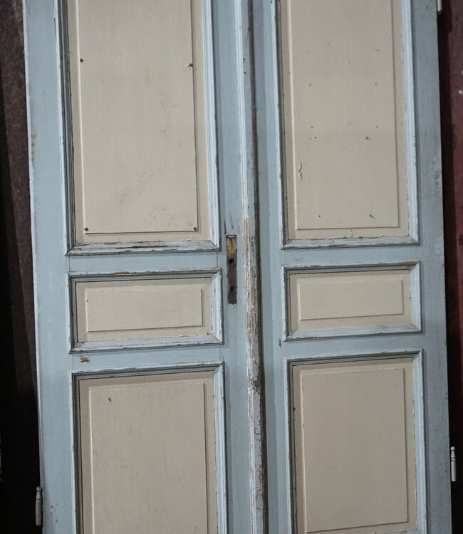 Rene Houtman Set Oude Paneeldeuren | Blauw | H243 x B148,5 cm