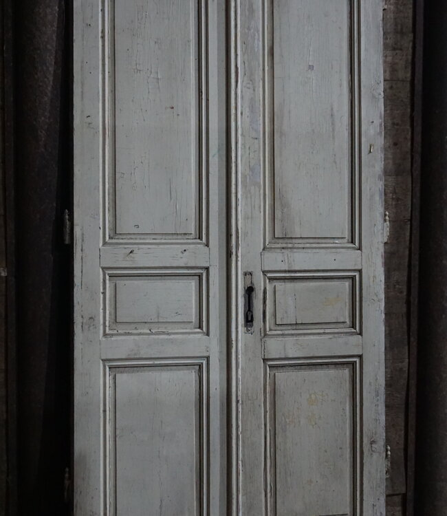 Rene Houtman Set Oude Paneeldeuren | Wit | H250 x B125 cm