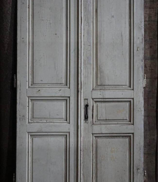 Rene Houtman Set Oude Paneeldeuren | Wit | H250 x B125 cm