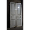 Set Oude Paneeldeuren | Wit | H245 x B125 cm