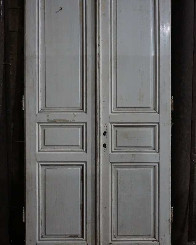 Rene Houtman Set Oude Paneeldeuren | Wit | H245 x B125 cm