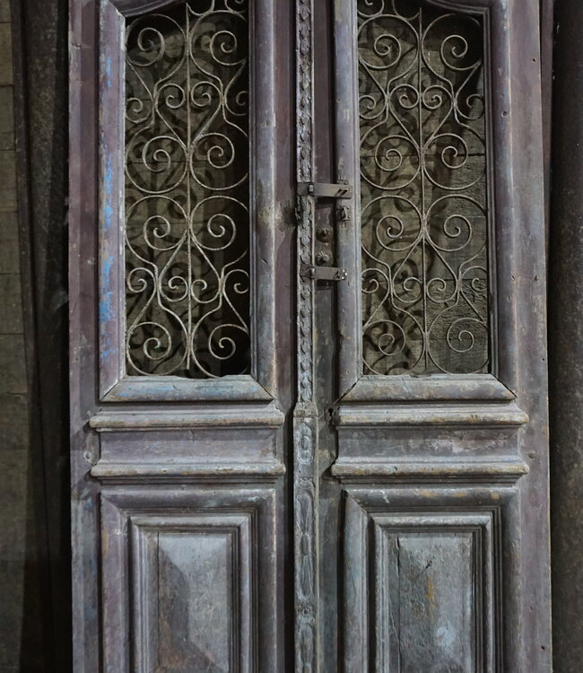 Rene Houtman Set Oude Paneeldeuren | Bruin | H270 x B140 cm