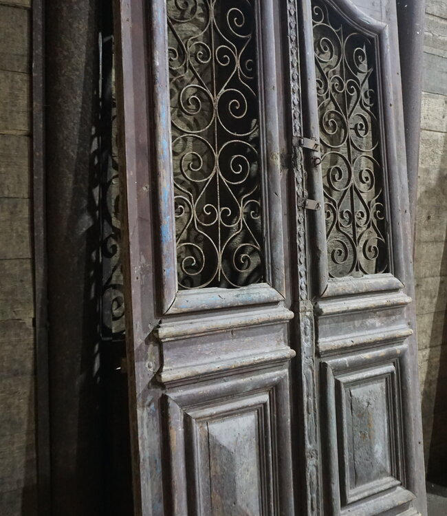 Rene Houtman Set Oude Paneeldeuren | Bruin | H270 x B140 cm