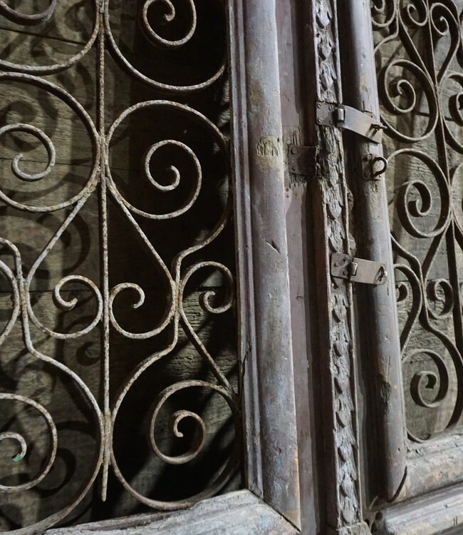 Rene Houtman Set Oude Paneeldeuren | Bruin | H270 x B140 cm