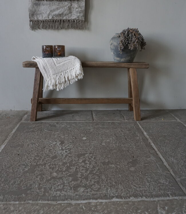 Rene Houtman Oud Eikenhouten Bankje | B80 x H46 x D30 cm