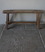 Rene Houtman Oud Eikenhouten Bankje | B80 x H46 x D30 cm