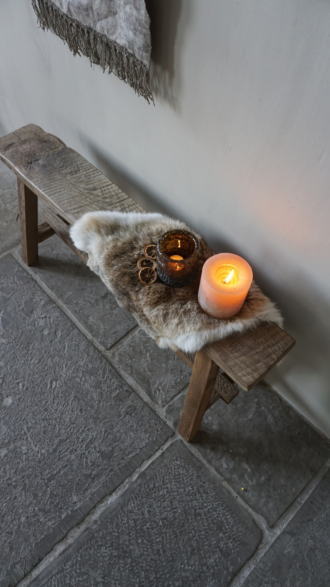 Rene Houtman Oud Eikenhouten Bankje | B100 x H46 x D30 cm