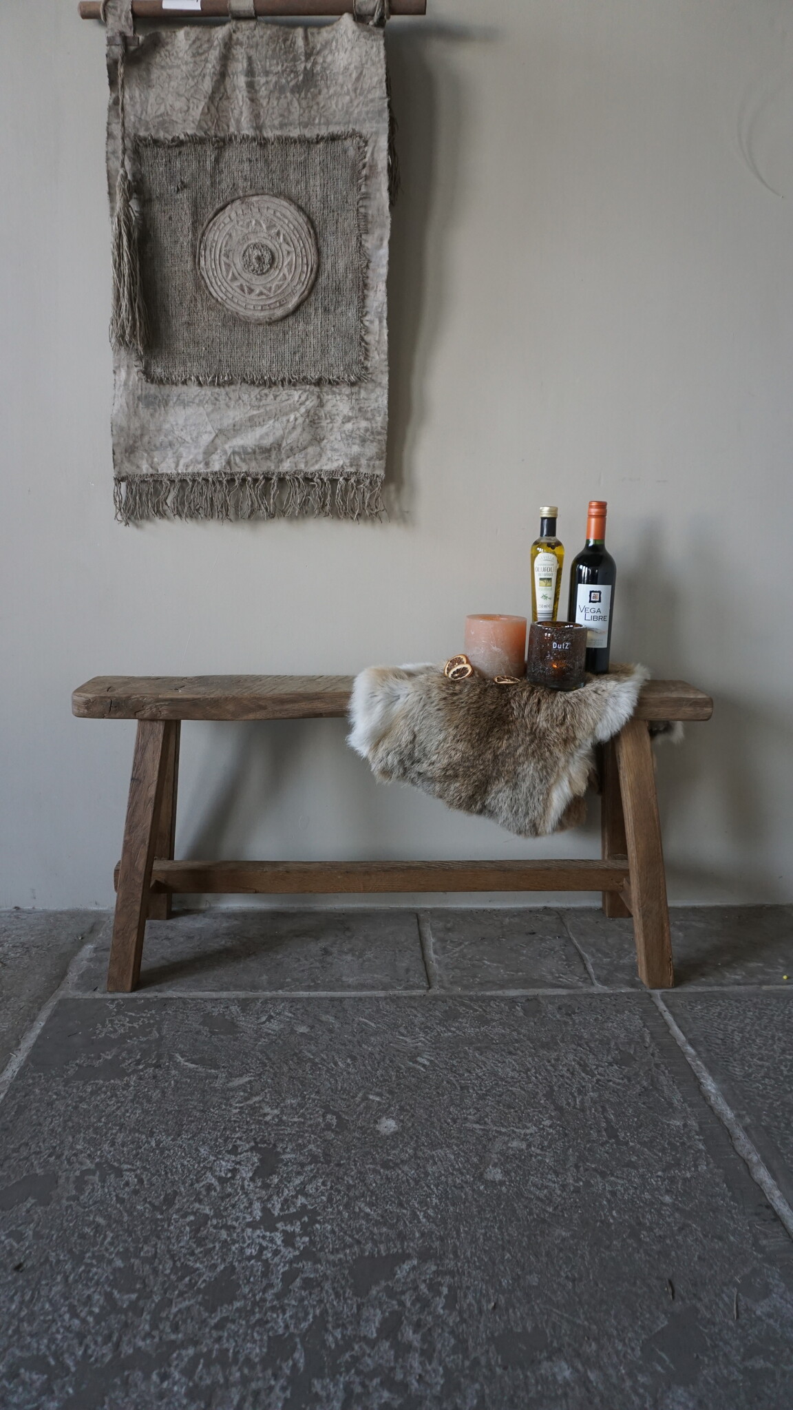 Rene Houtman Oud Eikenhouten Bankje | B100 x H46 x D30 cm