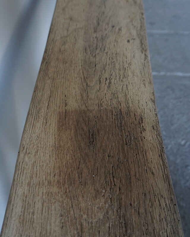 Rene Houtman Oud Eikenhouten Bankje | B120 x H45,5 x D31 cm