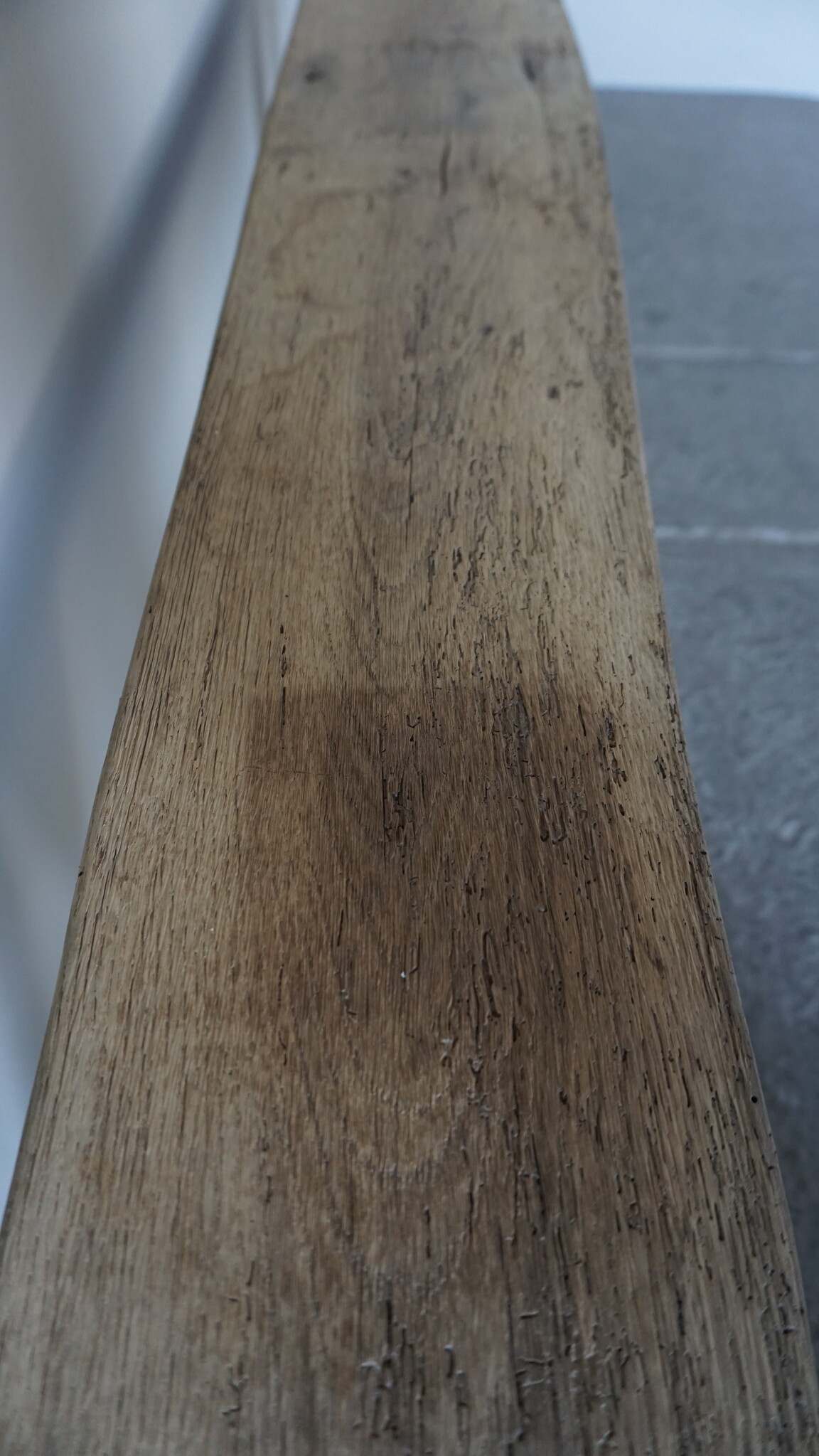Rene Houtman Oud Eikenhouten Bankje | B120 x H45,5 x D31 cm