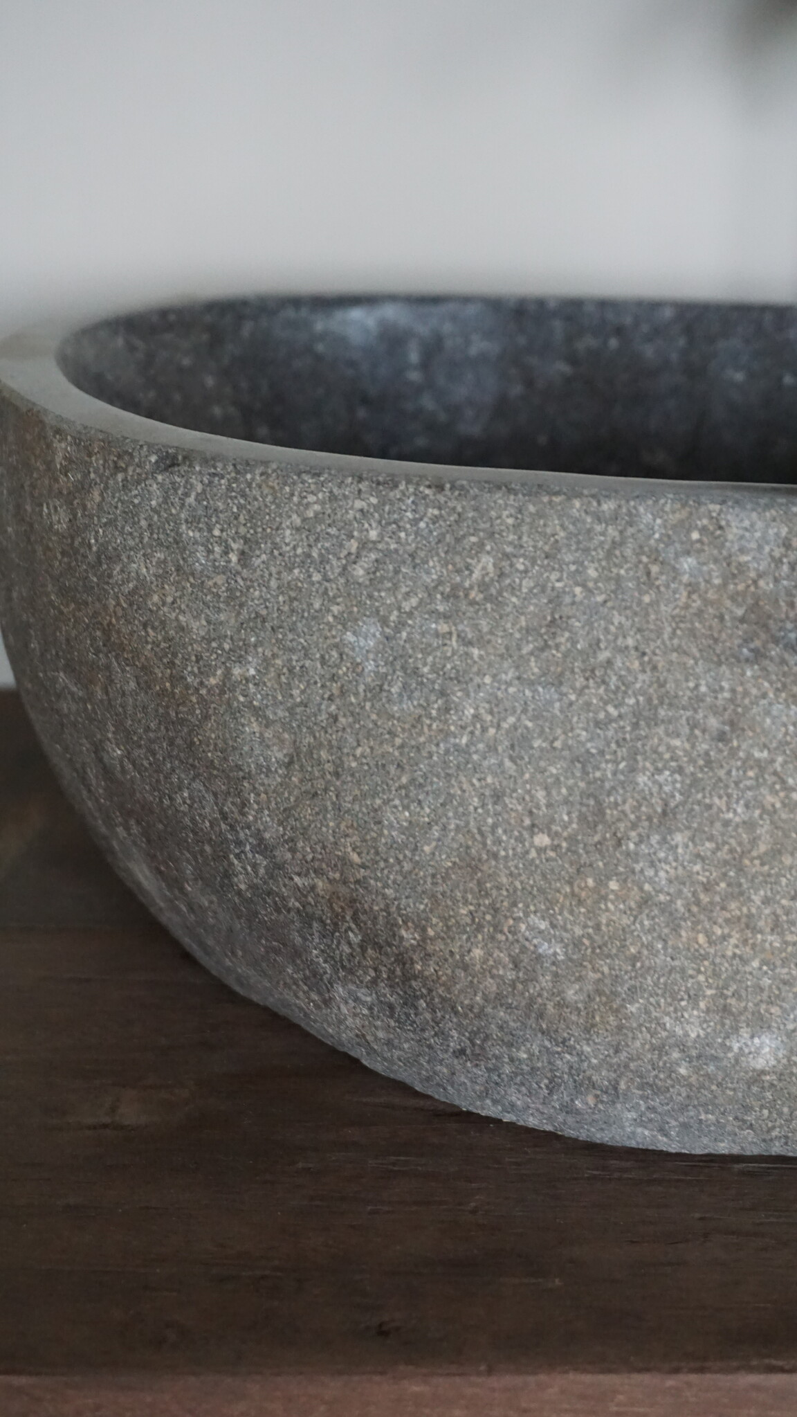 Rene Houtman Kleine Stenen Waskom + Spoelgat | H14 x B31 x D26 cm