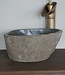 Rene Houtman Kleine Stenen Waskom + Spoelgat | H13 x B29,5 x D23 cm