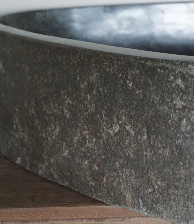 Rene Houtman Grote Stenen Waskom + Spoelgat | H15 x B55 x D45 cm