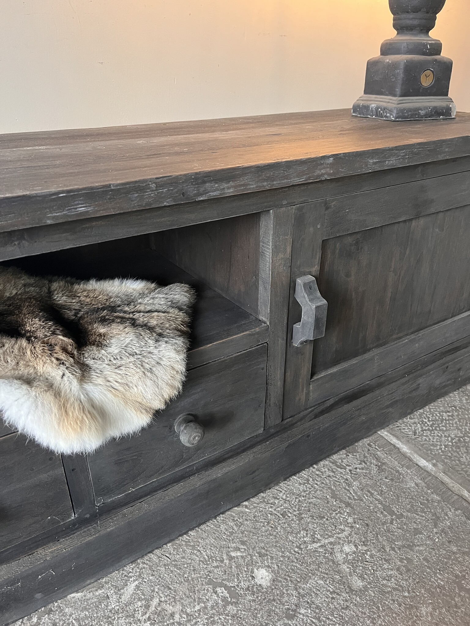 Rene Houtman TV-Meubel Rough | Dark Grey | B220xD50xH60 cm